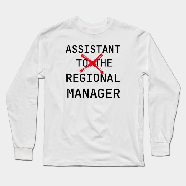 Assistant to the Regional Manager funny Long Sleeve T-Shirt by Ashden